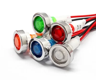 10MM Blue 220V LED Panel Indicator Lights
