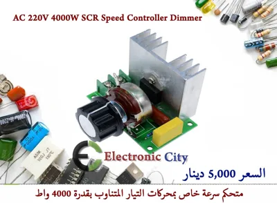 AC 220V 4000W SCR Speed Controller Dimmer #O1  012081