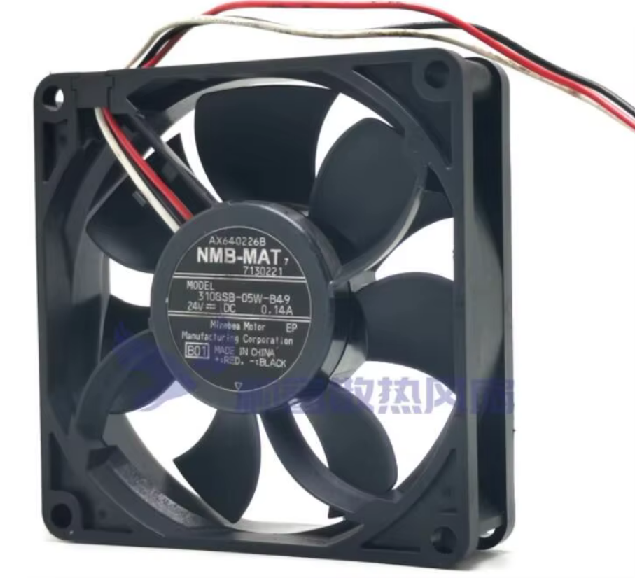 3108SB-05W-B49 8025 DC24V 0.14A 3-Pin Inverter Cooling Fan (Used) — صورة 2