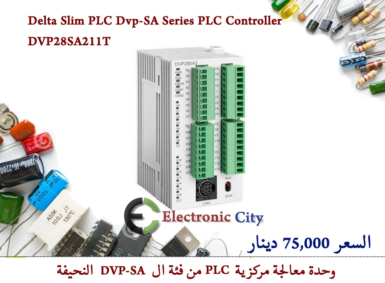 Delta Slim PLC Dvp-SA Series PLC Controller DVP28SA211T