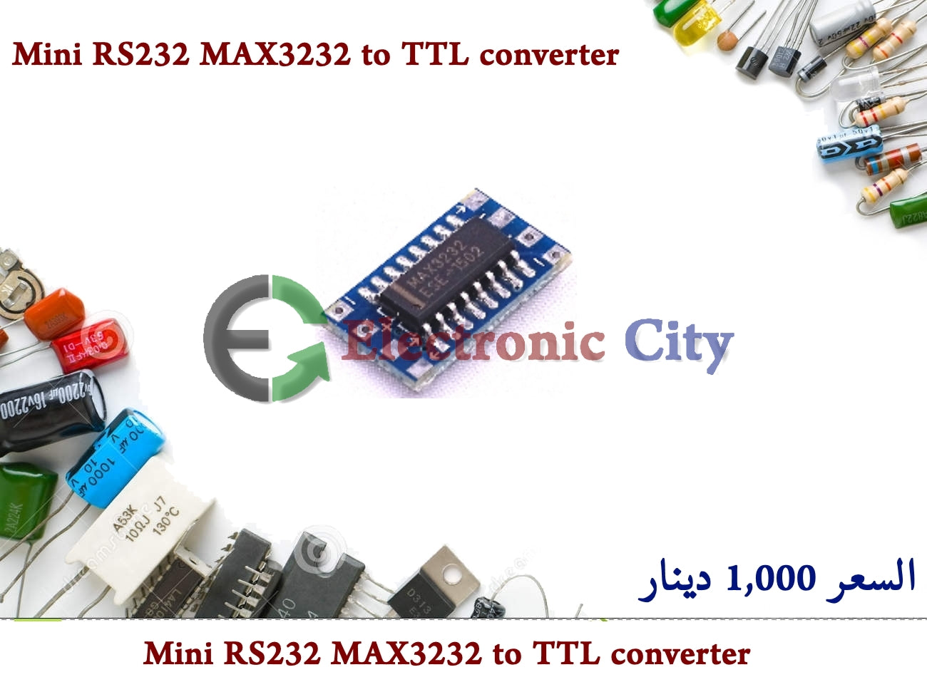Mini RS232 MAX3232 to TTL converter #K2 01010910