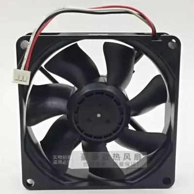 3108SB-05W-B49 8025 DC24V 0.14A 3-Pin Inverter Cooling Fan (Used)