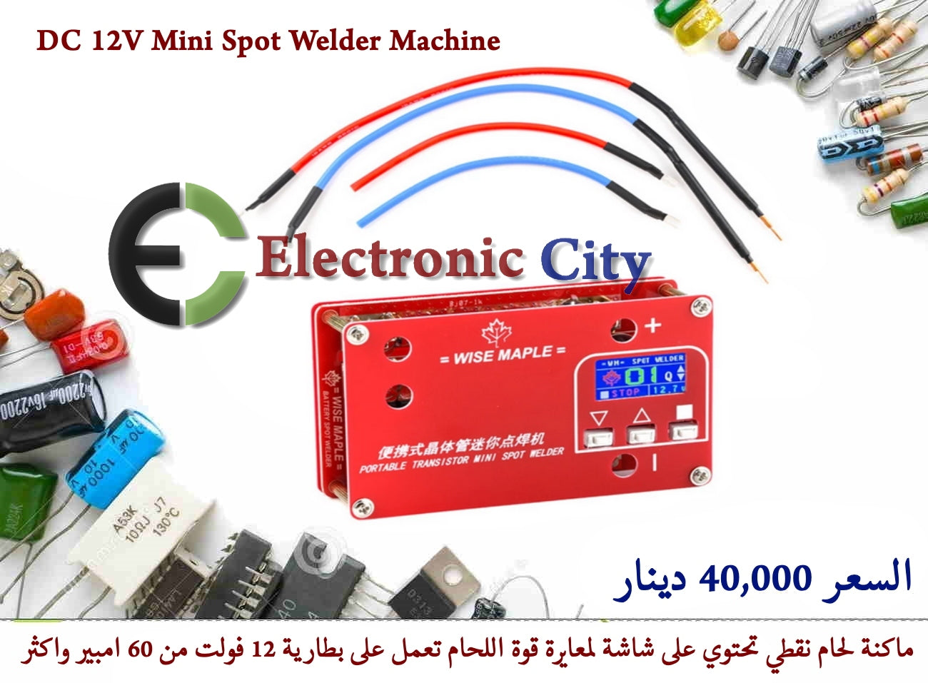 DC 12V Mini Spot Welder Machine