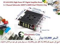 XY-AS21HPA High-Power BT Digital Amplifier Board 2.1 Channel Subwoofer 300WX2+600W Dual TPA3255 Chip #SS
