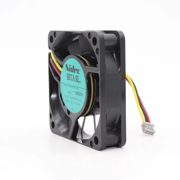 NIDEC D06R-05TM 12H1 DC5V 0.34A 6015 6cm 3-Wire Cooling Fan (Used) — صورة 3