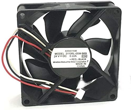Server Cooler Fan NMB 3110RL-05W-B69 8025 24V0.22A, double ball inverter cooling fan for 8 cm (Used) — صورة 3