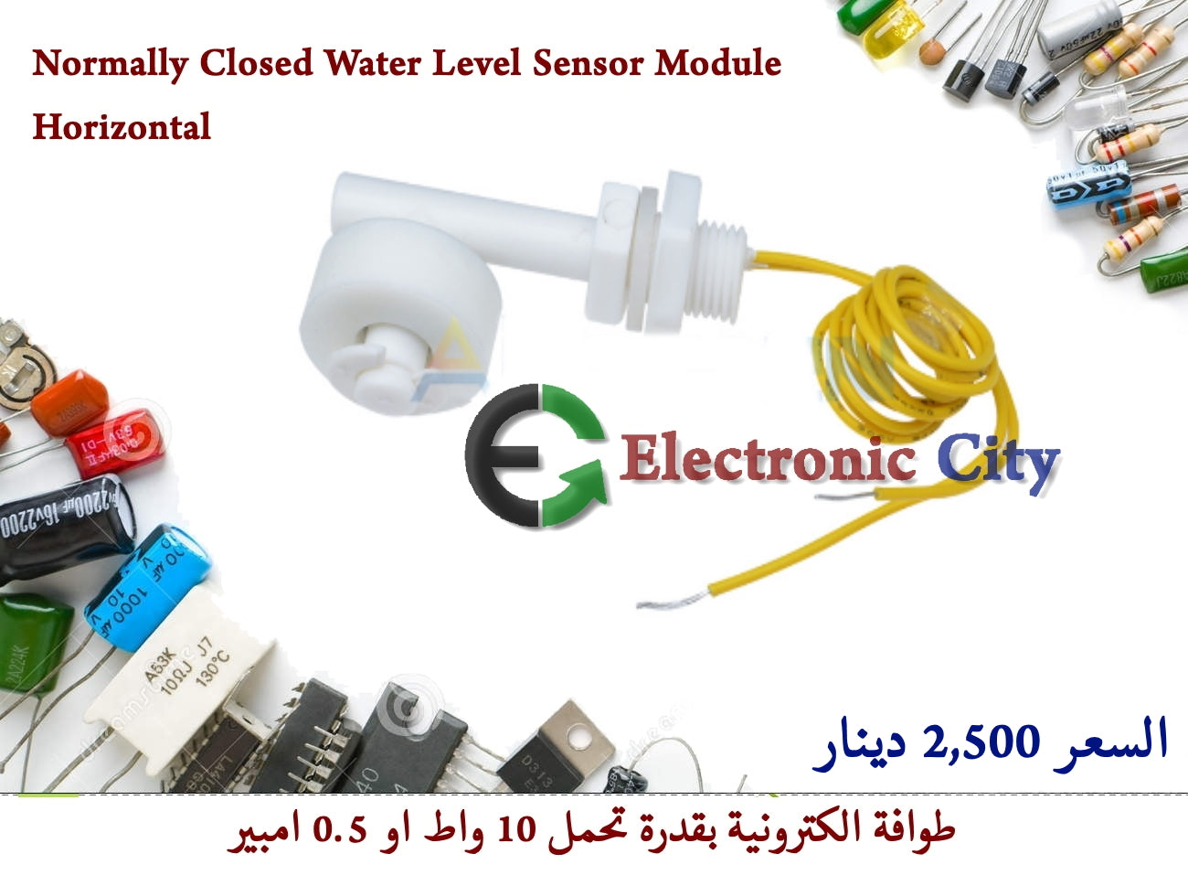 Normally Closed Water Level Sensor Module Horizontal   010543