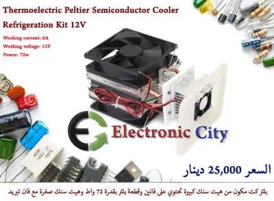 Thermoelectric Peltier Semiconductor Cooler Refrigeration Kit 12V  XU0096