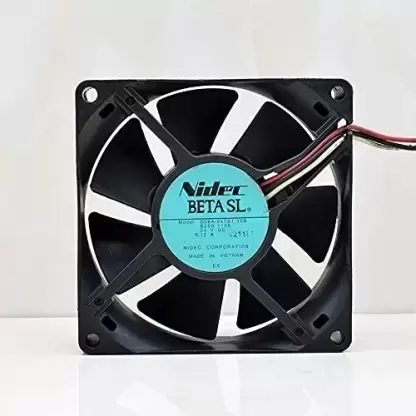 NIDEC DC Fan D08A-24TS1 24V 0.12A 80x80x25mm (Used) — صورة 4