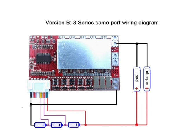 3S 50A 18650 Lithium Battery Protection Board 3.7V With Balance Function #F9 GXHA0159-001 — صورة 4