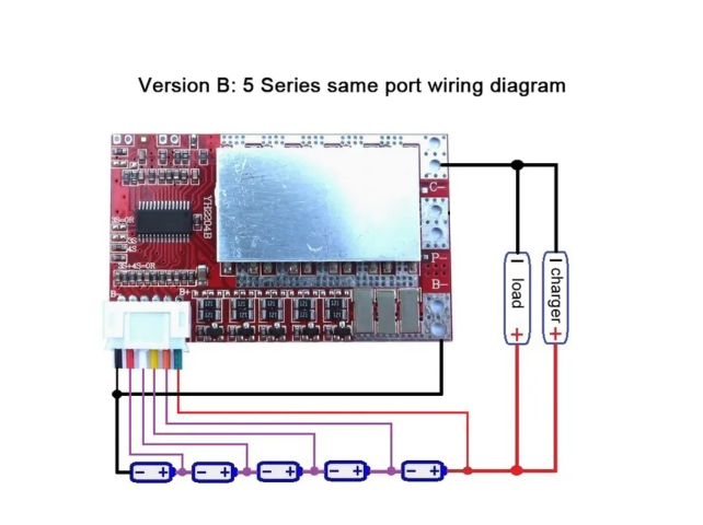5S 50A 18650 Lithium Battery Protection Board 3.7V With Balance Function #F9 GXHA0159-002 — صورة 4