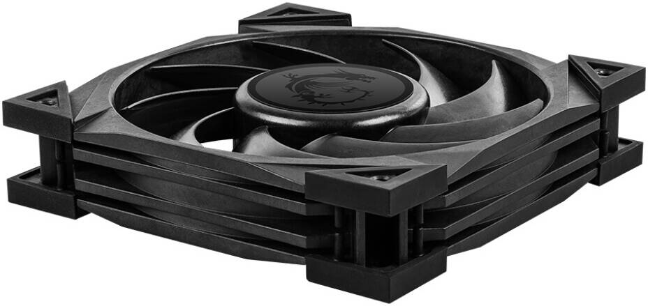 MSI MEG Silent Gale P12 Case Fan, 120mm x 120mm Fan Size, 2000 RPM Fan Speed, 56.2 PLA12025S12H-4 — صورة 3
