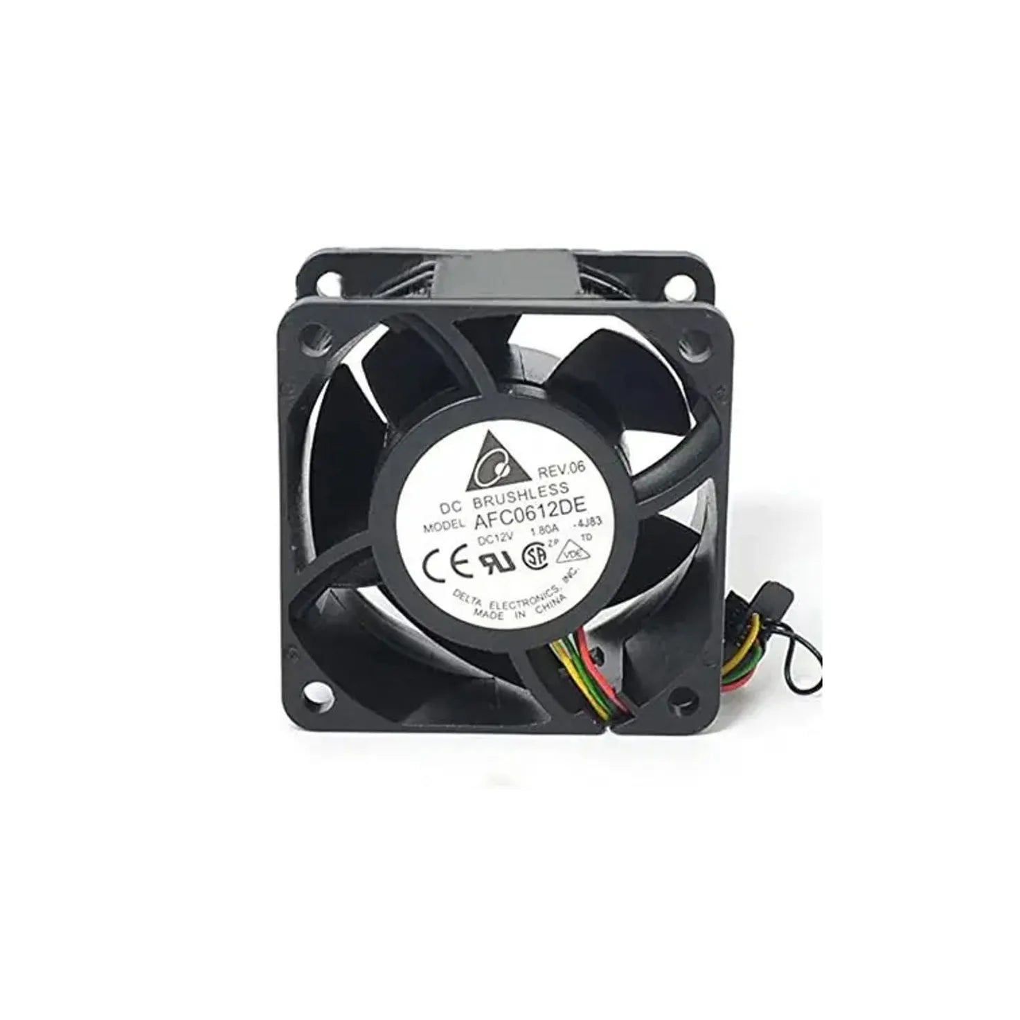 Delta AFC0612DE DC Fan 12V 1.8A 60mmx60mmx38mm 4 PIN 55865 — صورة 2