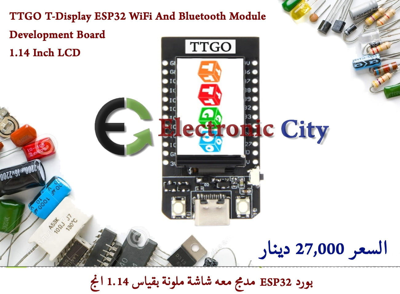 TTGO T-Display ESP32 WiFi And Bluetooth Module Development Board 1.14 Inch LCD #S5 XY241022