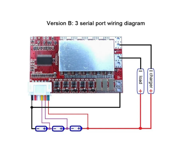 3S 50A 18650 Lithium Battery Protection Board 3.7V With Balance Function #F9 GXHA0159-001 — صورة 3