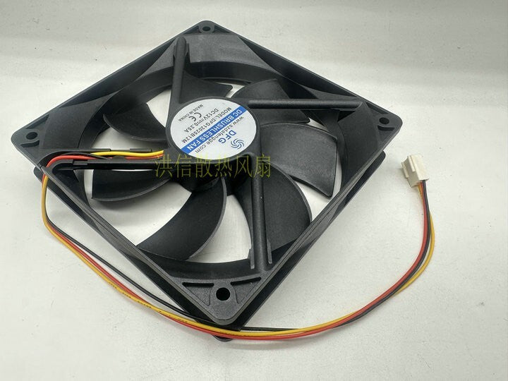 DFG12025B12M 12V 0.25A 12025 12x12x2.5cm 3000RPM chassis silent cooling fan  (Used) — صورة 2