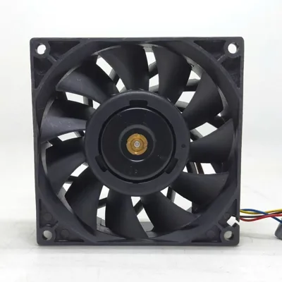 Delta PFC0912DE Axial Fan 12V 4.32A Dc Brushless Air Cooling Fan 8000 Rpm 90 X 90 X 38mm 4wire  55873 (Used)