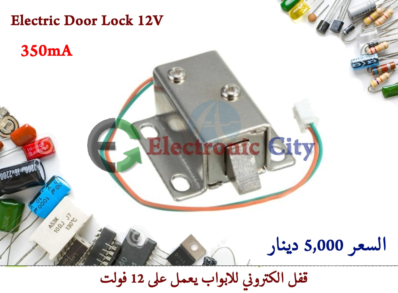 Electric Door Lock 12V 350mA #R1 051002