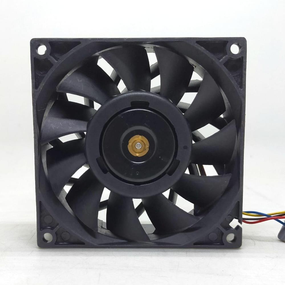 Delta PFC0912DE Axial Fan 12V 4.32A Dc Brushless Air Cooling Fan 8000 Rpm 90 X 90 X 38mm 4wire  55873 (Used)