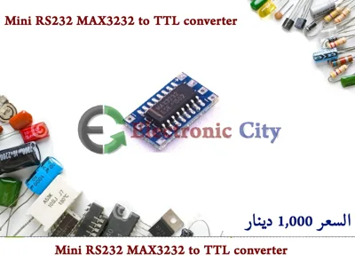 Mini RS232 MAX3232 to TTL converter  #K2 01010910