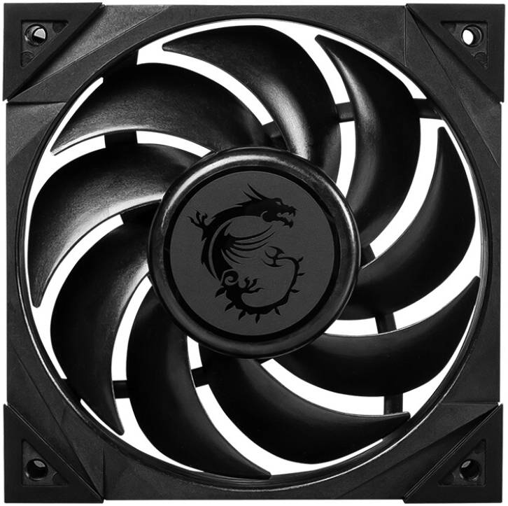 MSI MEG Silent Gale P12 Case Fan, 120mm x 120mm Fan Size, 2000 RPM Fan Speed, 56.2 PLA12025S12H-4 — صورة 5