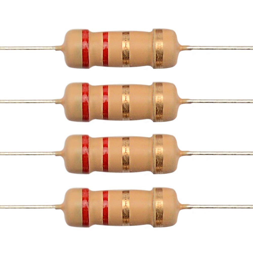 2.2 Ohm 1W High Quality Carbon Film Resistor (CFR) with ±5% Tolerance