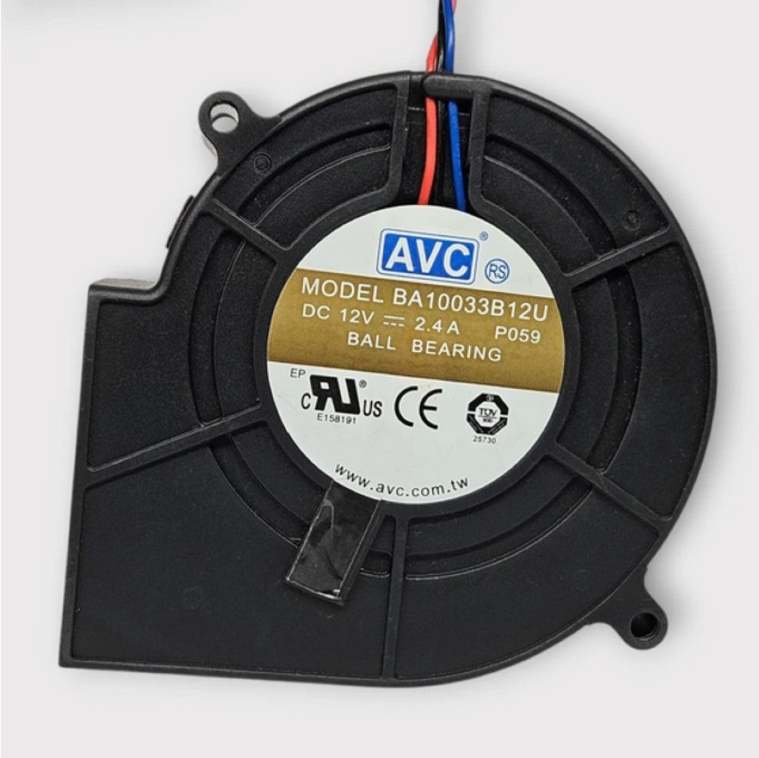AVC 12v 2.40a Blower Fan BA10033B12U-P032 97 x 97 x 33mm Turbine Centrifugal Double Ball Bearing Fan — صورة 2
