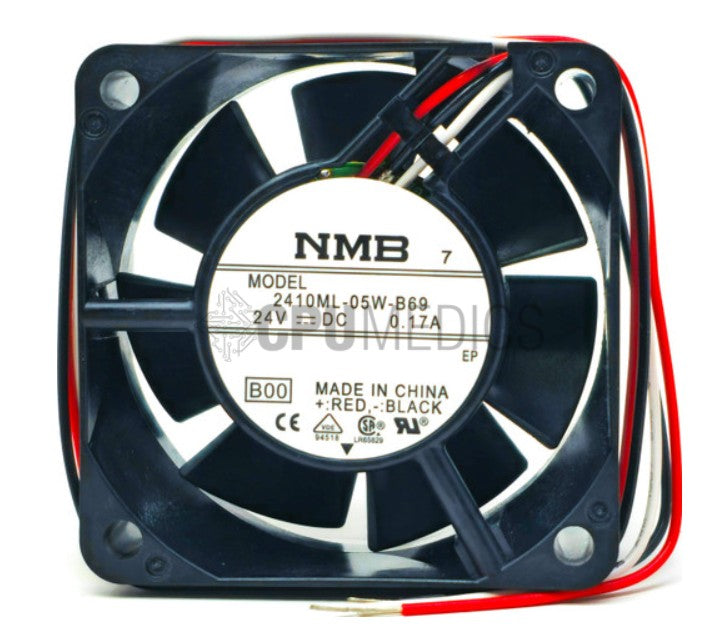 NMB 2410ML-05W-B69 - 60x60x25mm DC24V 0.17A 3-Wire Connector Cooling Fan (Used) — صورة 3