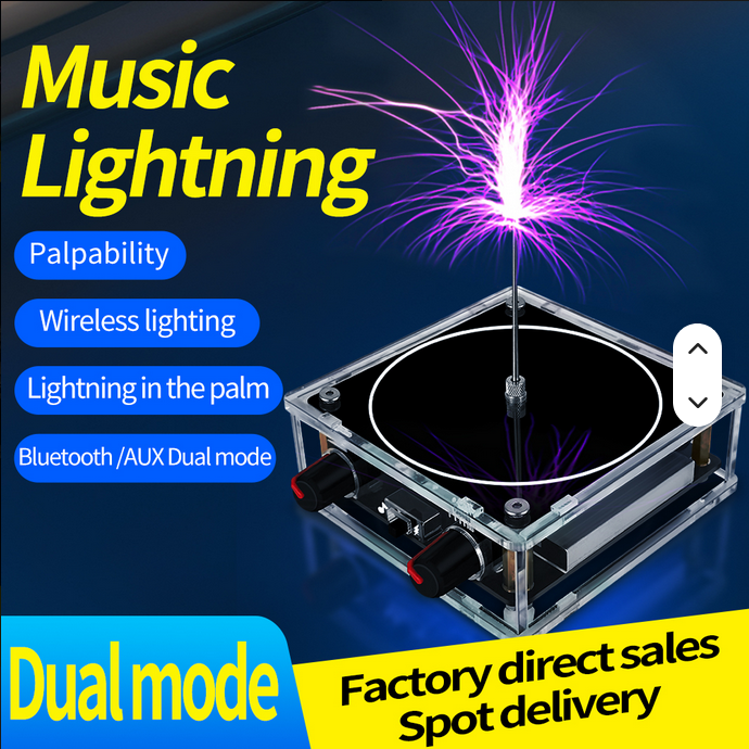120W Palm Tesla Coil 10CM High Frequency Voltage Pulse Electric Arc Generator GXJD0054-004 — صورة 2