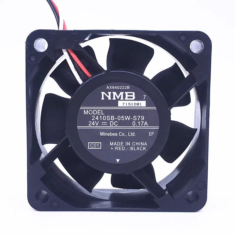 NMB-MAT 2410SB-05W-S79 24V 0.17A 6cm 6025 3-Wire Cooling Fan (Used) — صورة 3