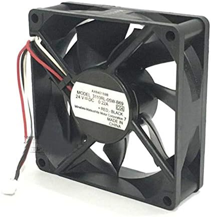 Server Cooler Fan NMB 3110RL-05W-B69 8025 24V0.22A, double ball inverter cooling fan for 8 cm (Used) — صورة 2