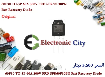 60F30 TO-3P 60A 300V FRD SFR60F30PN Fast Recovery Diode