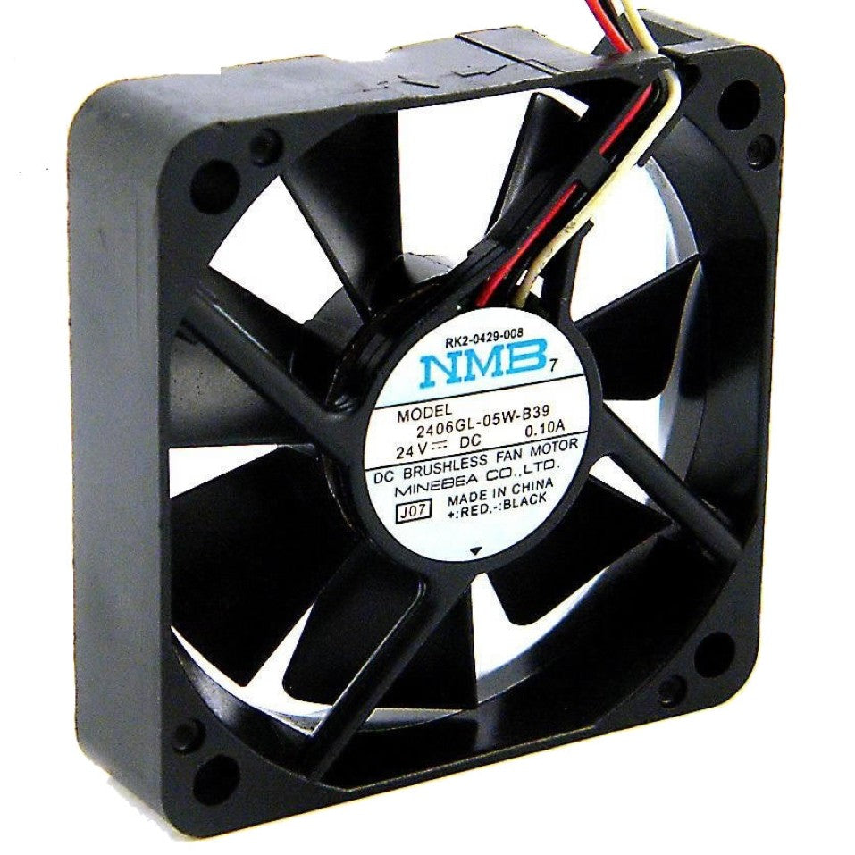 NMB 2406GL-05W-B39 DC24V 0.1A 60mm inverter computer cooling fan (Used) — صورة 2