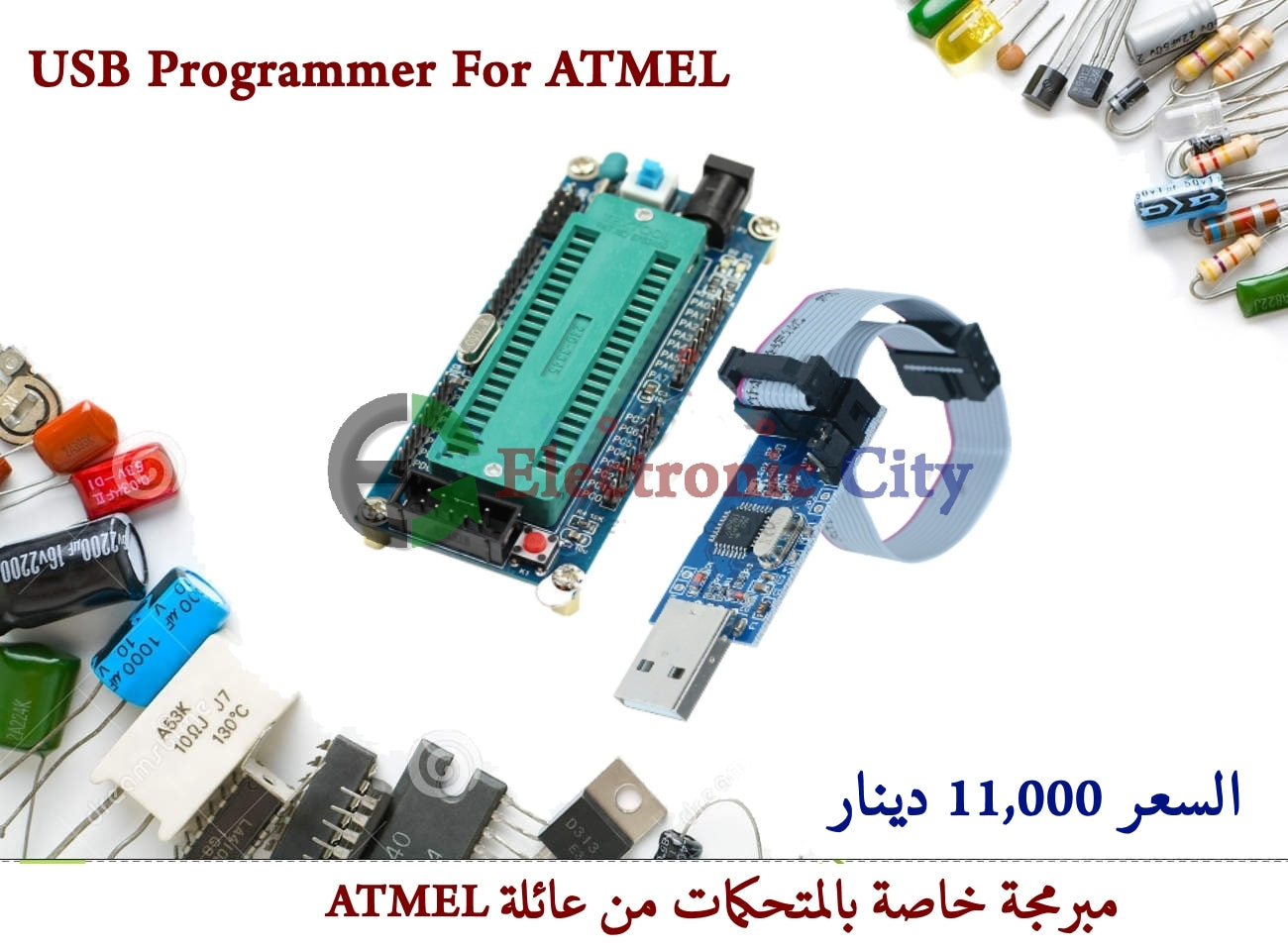USB Programmer For ATMEL #K8 010068 + 020046