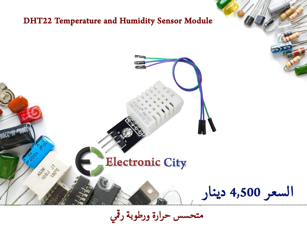 DHT22 Temperature and Humidity Sensor Module #S10 012631