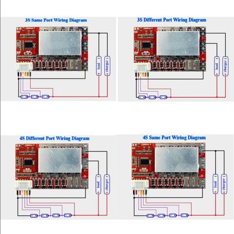 4S 50A 18650 Lithium Battery Protection Board 3.7V With Balance Function #F9 X13594 — صورة 3