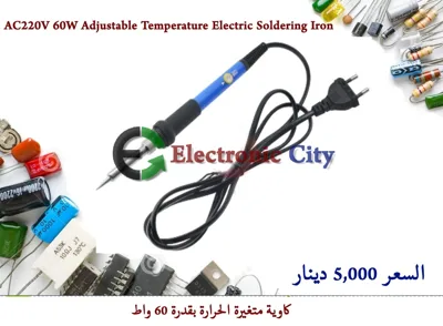 AC 220V 60W Adjustable Temperature Electric Soldering Iron #A2 050578