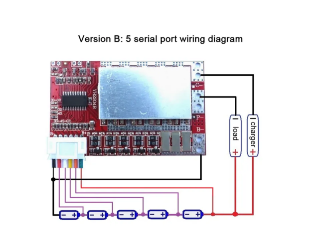 5S 50A 18650 Lithium Battery Protection Board 3.7V With Balance Function #F9 GXHA0159-002 — صورة 3