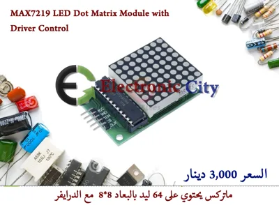 MAX7219 LED Dot Matrix Module with Driver Control #S4 010217