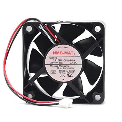 2410RL-05W-B79 NMB 24V 0.13A DC axial fan 60x60x25mm (Used) — صورة 2