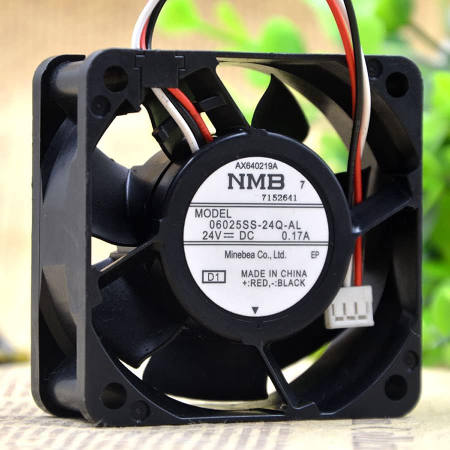 NMB 06025SS-24Q-AL 24V 0.17A 6025 3-Wire Alarm Cooling Fan (Used) — صورة 2