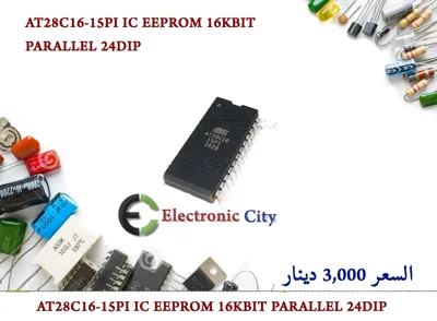 AT28C16-15PI IC EEPROM 16KBIT PARALLEL 24DIP