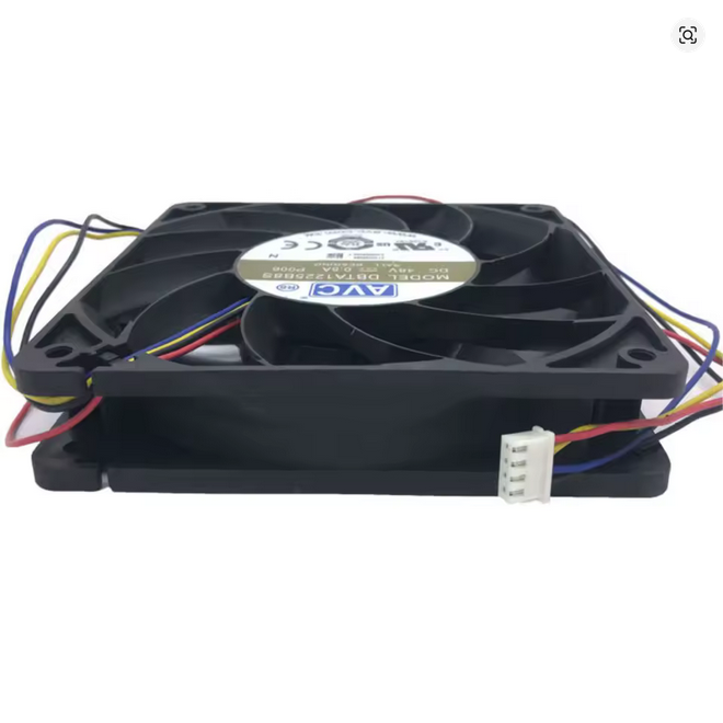 AVC DBTA1225B8S P006 12cm 48V  0.5A 120x120x25mm Server Cooling Fan 4-Wire 55868 — صورة 2